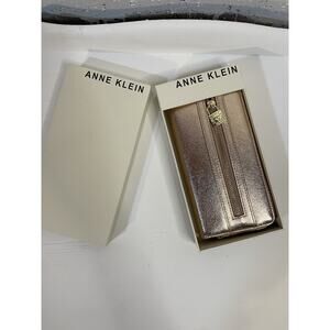 Anna Klein Wallet, Rose Gold, Pink, Pocketbook, Purse New, In Box